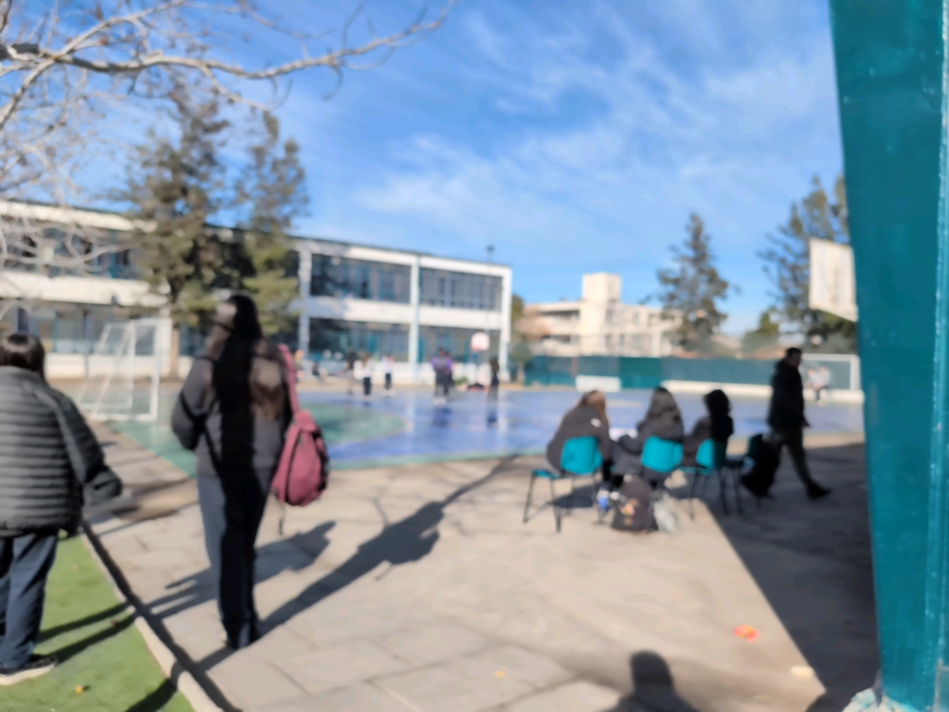Recreo en el patio