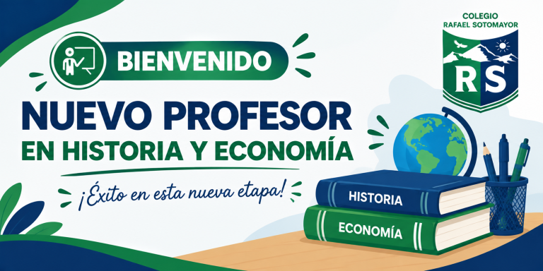 Nuevo Profesor de Historia y Economía